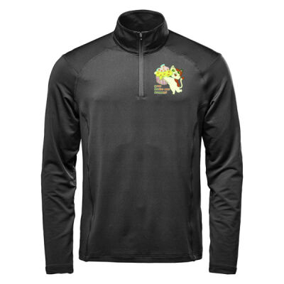 Cute Cat Cupcake Design - Men's Augusta 1/4 Zip Long Sleeve Thumbnail