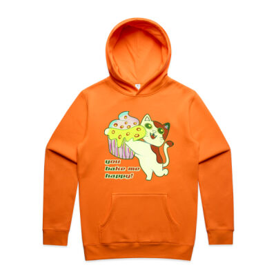 Cute Cat Cupcake Design - Mens Stencil Safety Hood Thumbnail