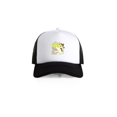 Cute Cat Cupcake Design - Frame Foam 2-Tone Trucker Thumbnail