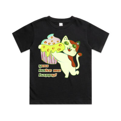 Cute Cat Cupcake Design - Kids Classic Tee Thumbnail