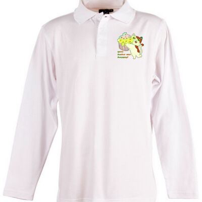 Cute Cat Cupcake Design - Victory Plus Polo Thumbnail