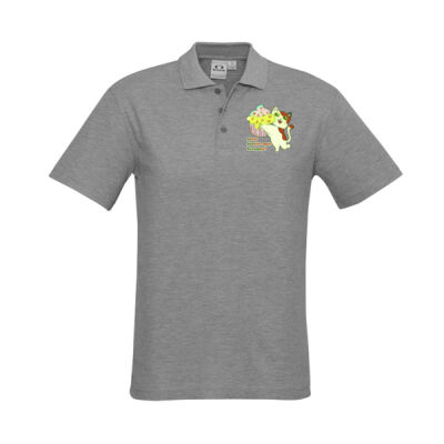 Cute Cat Cupcake Design - Mens Crew Short Sleeve Polo Thumbnail