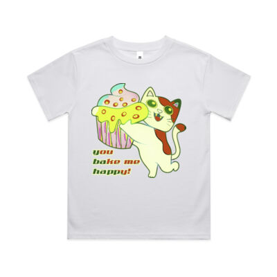 Cute Cat Cupcake Design - Youth Classic Tee Thumbnail