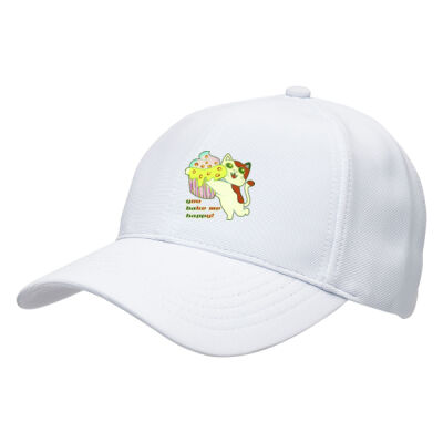 Cute Cat Cupcake Design - Ottoman Cap Thumbnail