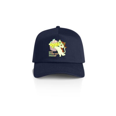 Cute Cat Cupcake Design - Frame Soft Cap Thumbnail