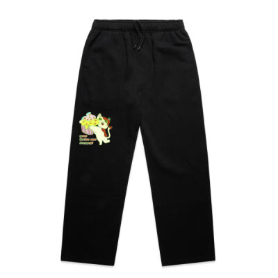 Cute Cat Cupcake Design - Relax Cuffless Trackpants Thumbnail