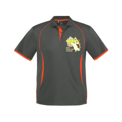 Cute Cat Cupcake Design - Mens Razor Short Sleeve Polo Thumbnail