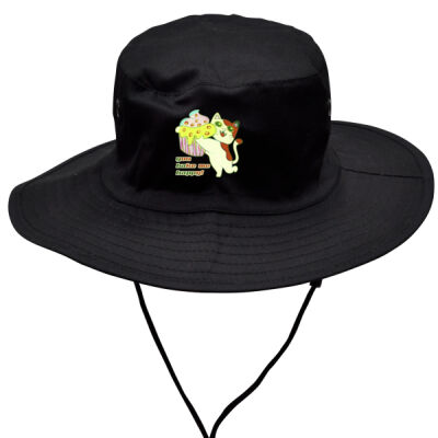 Cute Cat Cupcake Design - Surf Hat With Break-away Strap Thumbnail