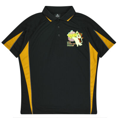 Cute Cat Cupcake Design - Eureka Mens Polos Thumbnail