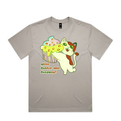 Cute Cat Cupcake Design - Box Tee Thumbnail