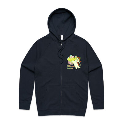 Cute Cat Cupcake Design - Supply Zip Hood Thumbnail