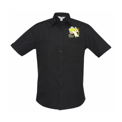 Cute Cat Cupcake Design - Mens Bondi Short Sleeve Shirt Thumbnail