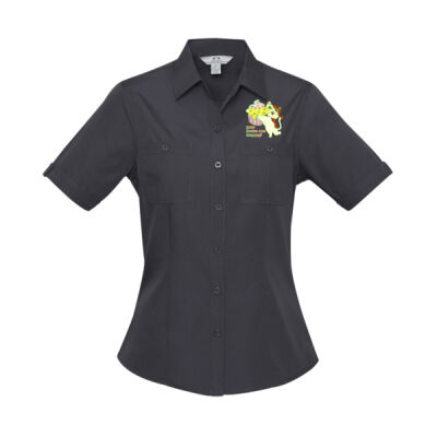 Cute Cat Cupcake Design - Womens Bondi Short Sleeve Shirt Thumbnail