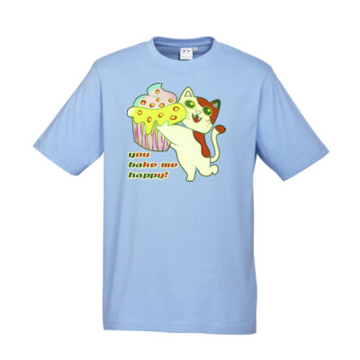 Cute Cat Cupcake Design - Mens Ice Short Sleeve Tee Thumbnail