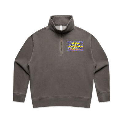  positive quote - Wo's Relax Faded Half Zip Thumbnail