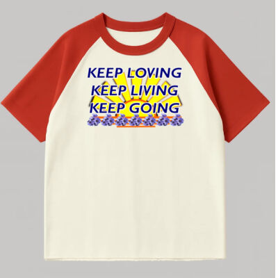  positive quote - Raglan Tee Thumbnail