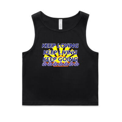  positive quote - Wo's Active Crop Tank Thumbnail