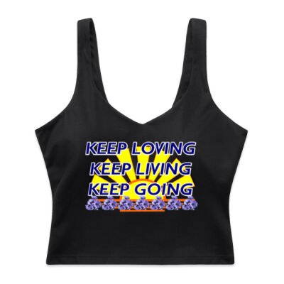  positive quote - Wo's Active Bra Tank Thumbnail