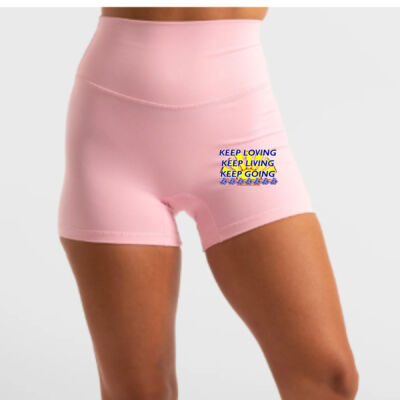  positive quote - Hi-Rise Short 2.0 - Baby Pink Thumbnail