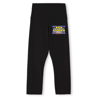  positive quote - Womens High-rise 3/4 Leggings Thumbnail