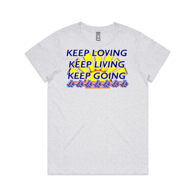  positive quote - Wo's Maple Marle Tee Thumbnail