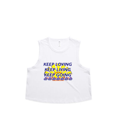  positive quote - Wo's Martina Crop Tank Thumbnail