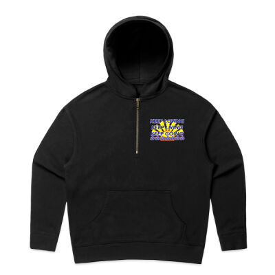  positive quote - Wo's Relax Half Zip Hood Thumbnail