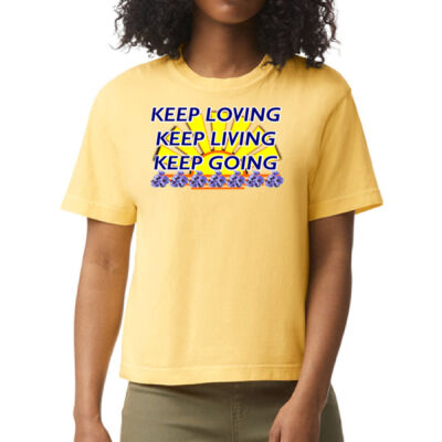  positive quote - Heavyweight Women's Boxy Tee Thumbnail