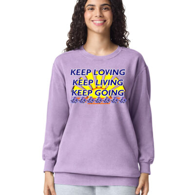  positive quote - Adult Crewneck Sweatshirt Thumbnail