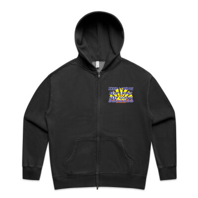  positive quote - Wo's Relax Faded Zip Hood Thumbnail