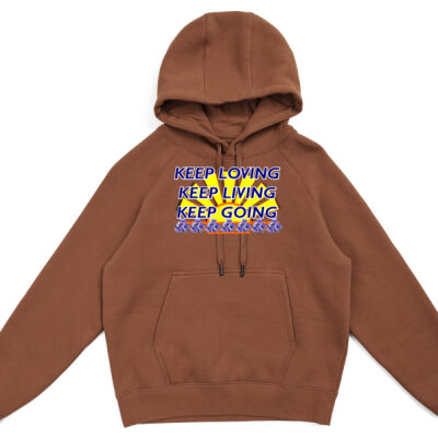  positive quote - Womens/Junior Cotton Care Kangaroo Pocket Hoodie Thumbnail