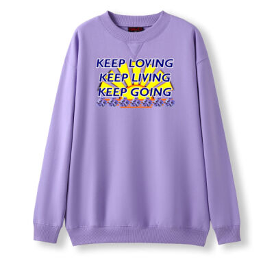  positive quote - Adult Poly Cotton Fleece Sloppy Joe Thumbnail