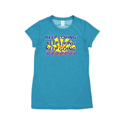  positive quote - Ladies' Challenger 100% polyester Tee Thumbnail