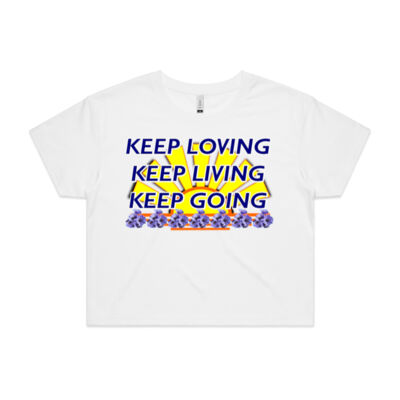  positive quote -  Crop Tee Thumbnail