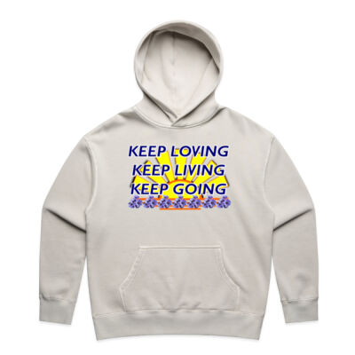  positive quote - Wo's Relax Faded Hood Thumbnail