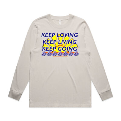  positive quote - Wo's Heavy Faded L/S Tee Thumbnail