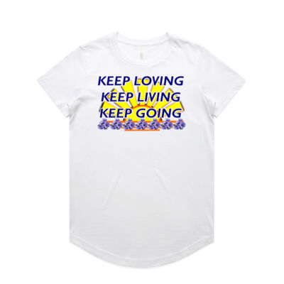  positive quote - Wo's Maple Curve Tee Thumbnail