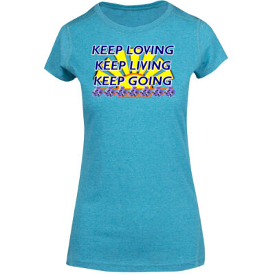  positive quote - Womens Greatness Athletic T-shirt Thumbnail
