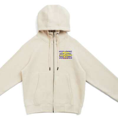  positive quote - Womens/Junior' Cotton Care Kangaroo Pocket Zipper Hoodie Thumbnail