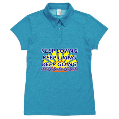  positive quote - Ladies' Challenger 100% polyester Polo Thumbnail