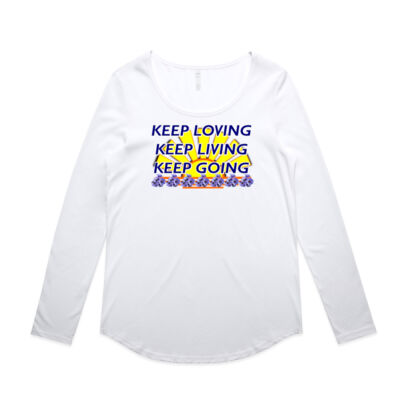  positive quote - Wo's Mali L/S Tee Thumbnail
