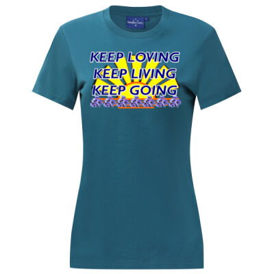  positive quote - PREMIUM COTTON FACE TEE Ladie's Thumbnail