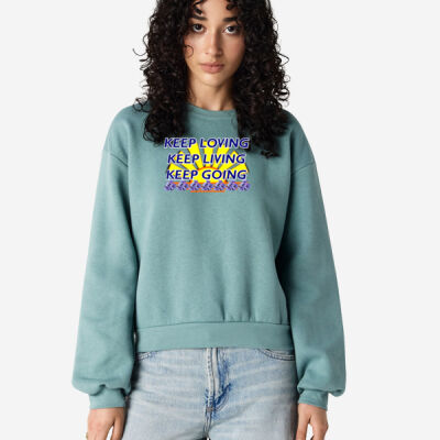  positive quote - Women's Classic Crewneck Sweatshirt Thumbnail