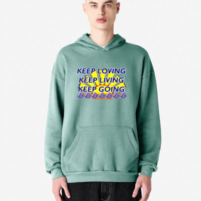  positive quote - ReFlex Fleece Unisex Pullover Hoodie Thumbnail