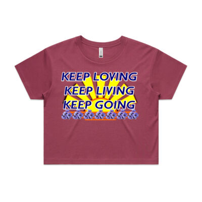  positive quote - BYO (Bring Your Own) - Crop Tee Thumbnail