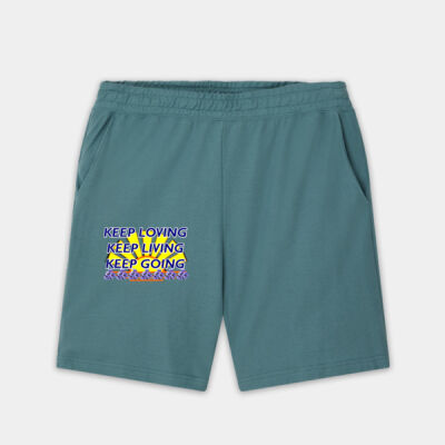  positive quote - Pique Unisex Gym Shorts Thumbnail