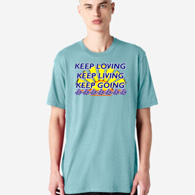  positive quote - CVC Unisex T-Shirt Thumbnail