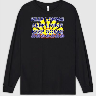  positive quote - Heavyweight Cotton Unisex Long Sleeve T-Shirt Thumbnail