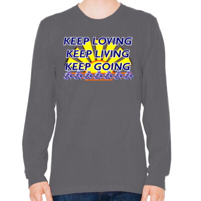  positive quote - Fine Jersey Unisex Long Sleeve T-Shirt Thumbnail