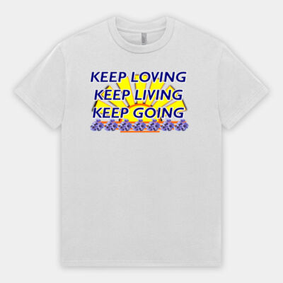  positive quote -  Heavyweight Cotton Unisex T-Shirt Thumbnail